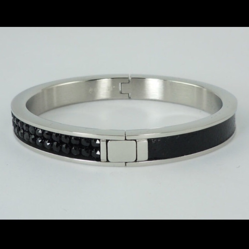 Swarovski Black Crystal Bangle